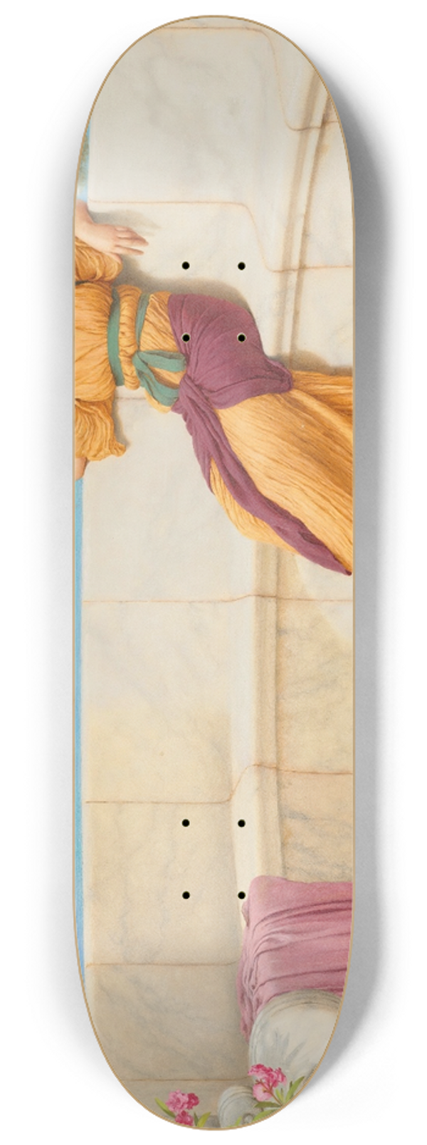 John William Godward - In the Prime of the Summertime (Reverie) 8.25 inch art skate deck