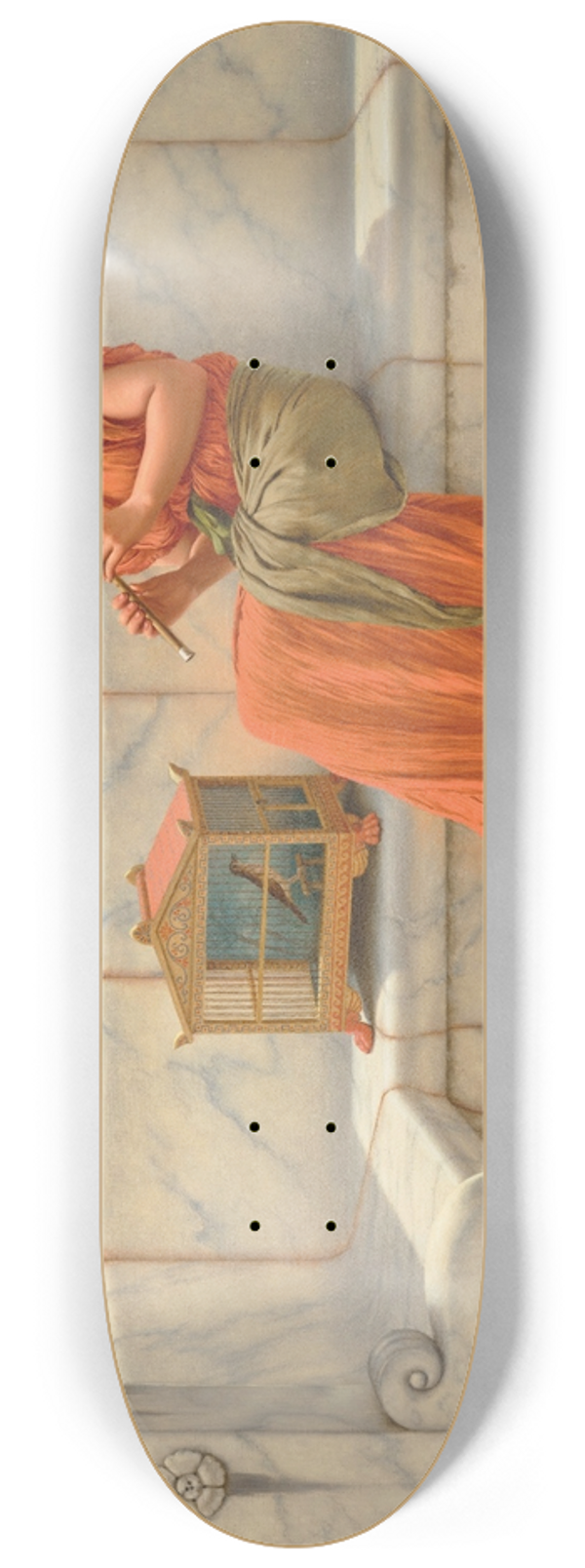 John William Godward - Songs without Words 8.25 inch art skate deck