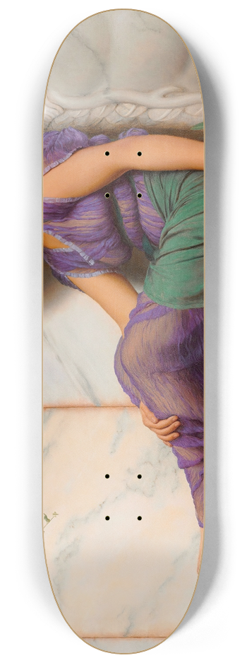 John William Godward - Summer Idleness; Day Dreams 8.25 inch art skate deck