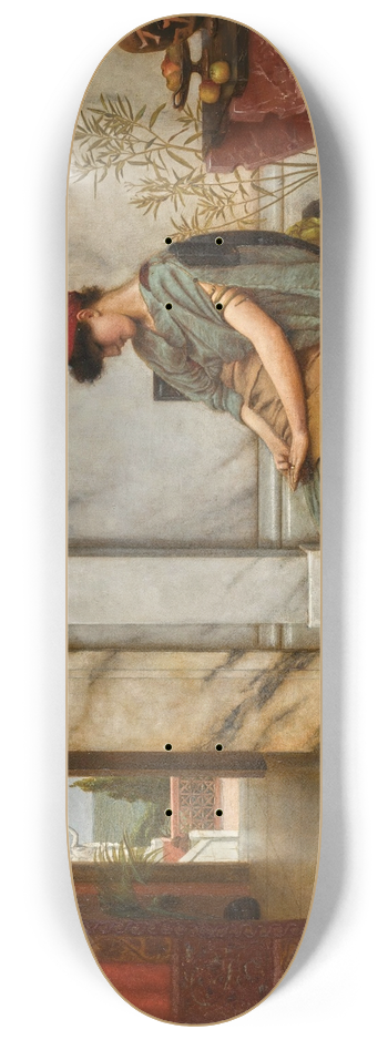 John William Godward - The engagement ring 8.25 inch art skate deck