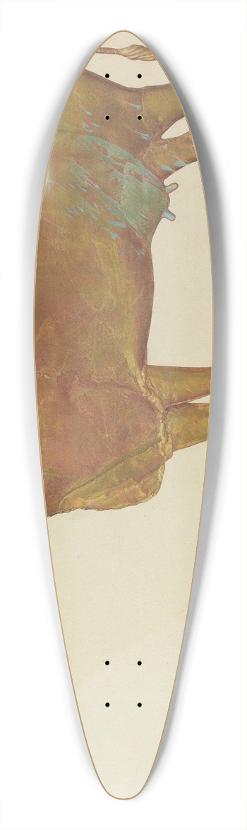 Helen E. Gilman - Metal Weather Vane 39.3 inch art pintail longboard deck