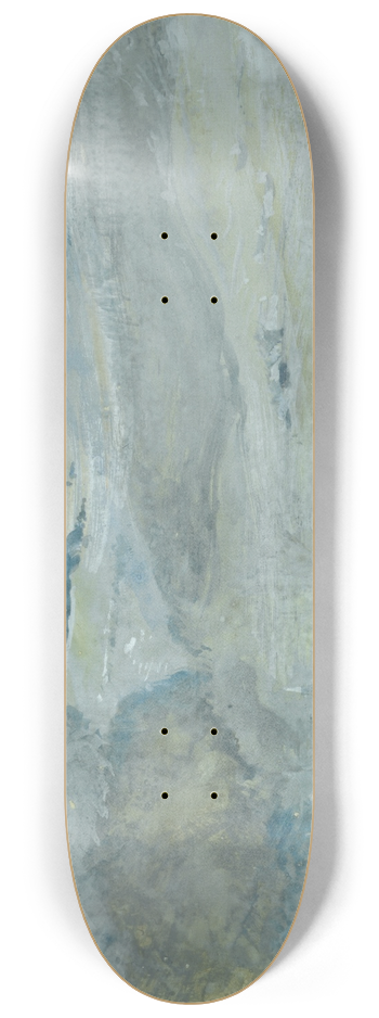 John William Inchbold - Swiss Valley Landscape 8.25 inch art skate deck