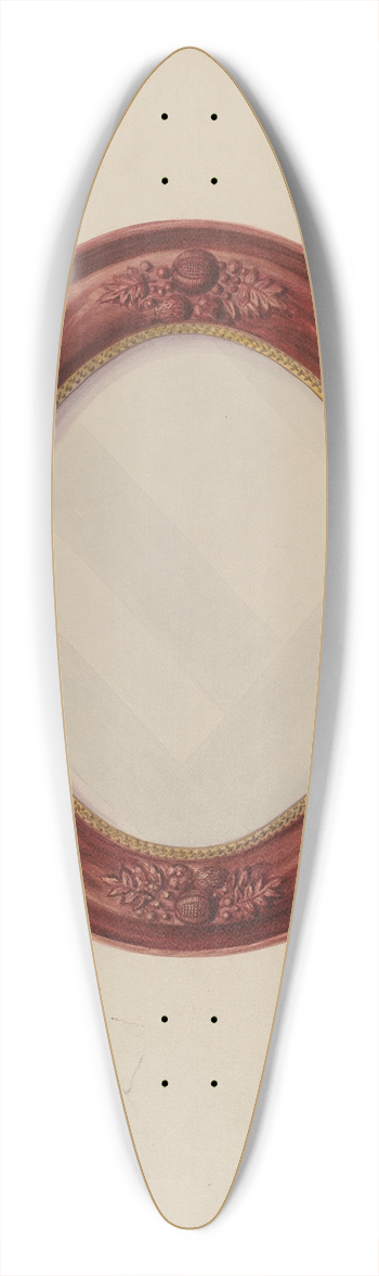 Helen McCollum - Elliptical Picture Frame 39.3 inch art pintail longboard deck