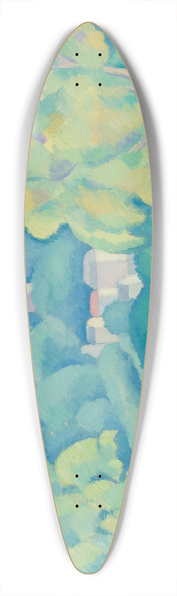 Helge Johansson - St.Cloud 39.3 inch art pintail longboard deck