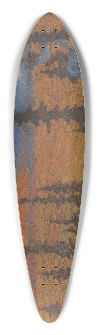 Helmer Osslund - Autumn at Indalsliden 39.3 inch art pintail longboard deck
