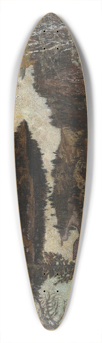 Helmer Osslund - Autumn, Nordingr 39.3 inch art pintail longboard deck