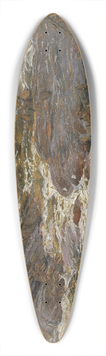 Helmer Osslund - Cascading Brook 39.3 inch art pintail longboard deck