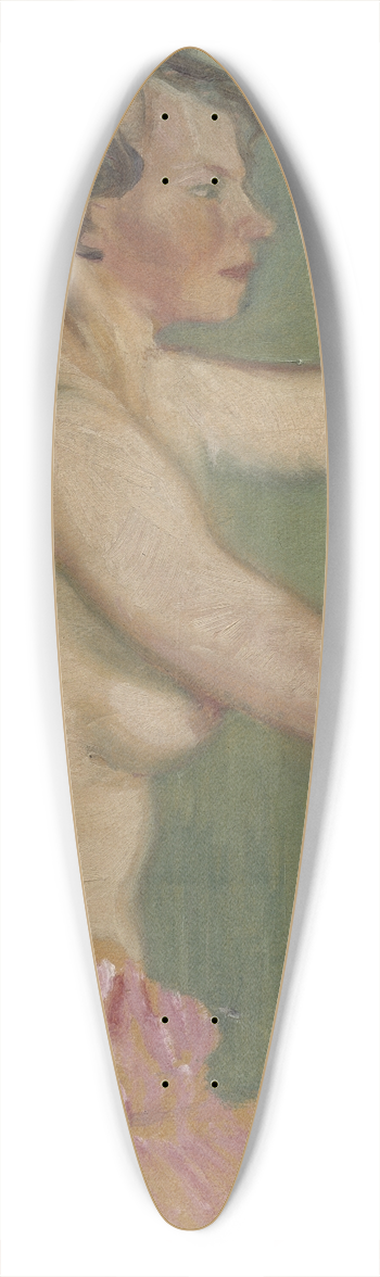 Helmer Osslund - Study of a Model 39.3 inch art pintail longboard deck