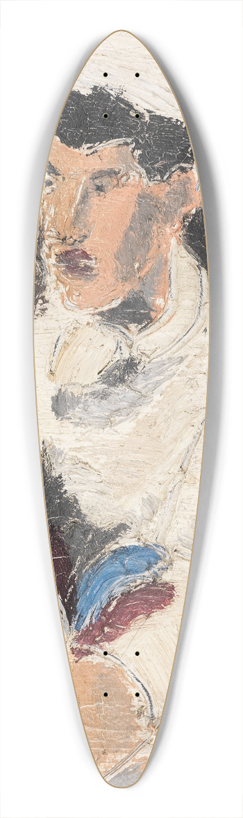 Helmut Kolle - Le cuisinier et le coq 39.3 inch art pintail longboard deck