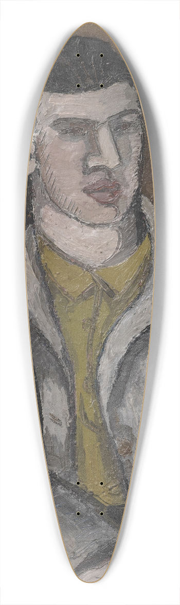 Helmut Kolle - Portrt 39.3 inch art pintail longboard deck