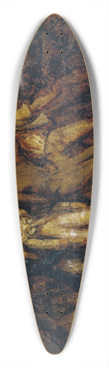 Hendrik Scheffer - Arrestation de Charlotte Corday 39.3 inch art pintail longboard deck