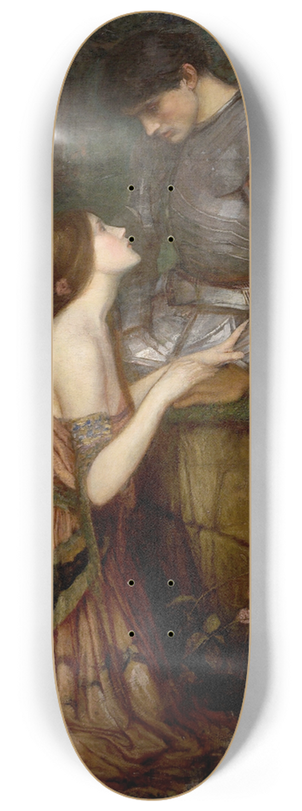 John William Waterhouse - Lamia 8.25 inch art skate deck