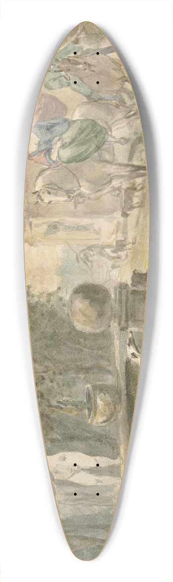 Hendrik Verschuring - Jachttafereel 39.3 inch art pintail longboard deck