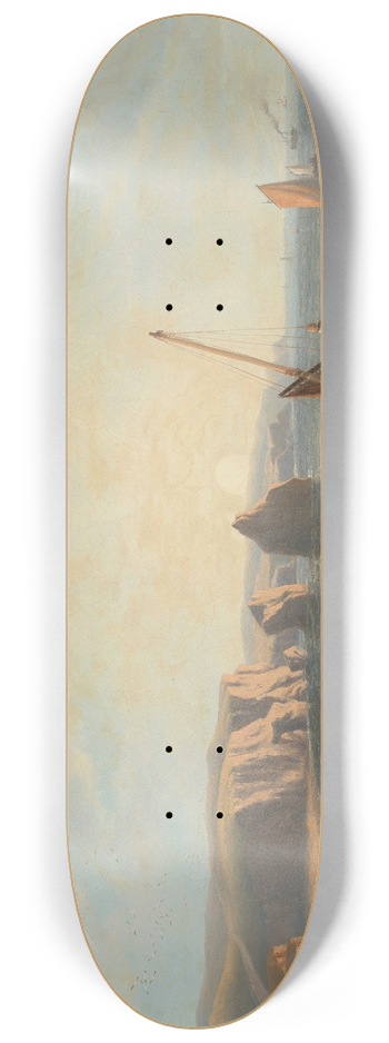 John Wilson Carmichael - Unloading the catch in Freshwater Bay 8.25 inch art skate deck