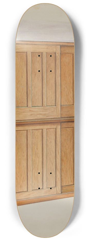 John W. Kelleher - Shaker Bookcase 8.25 inch art skate deck