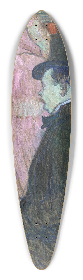 Henri de Toulouse-Lautrec - Maxime Dethomas 39.3 inch art pintail longboard deck