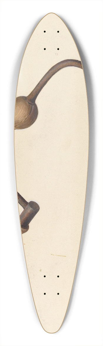 Henrietta S. Hukill - Carpenters Brace 39.3 inch art pintail longboard deck
