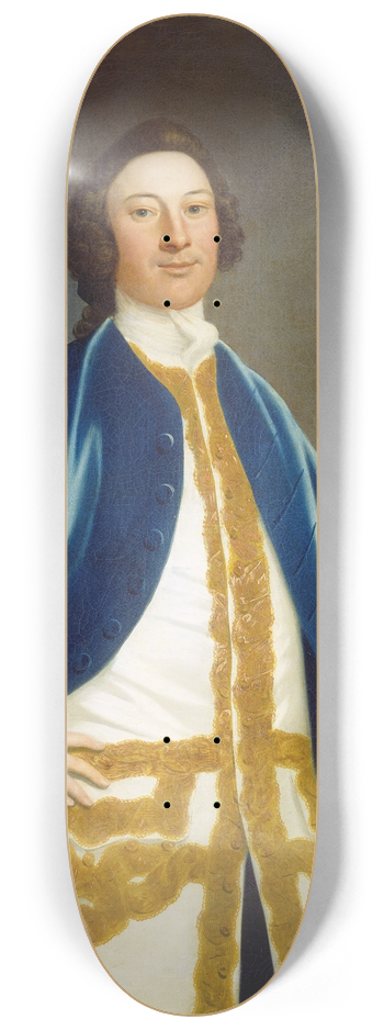 John Wollaston - Unidentified British Navy Officer 8.25 inch art skate deck