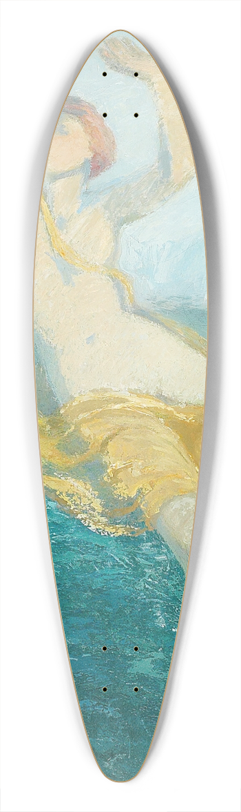 Henrik Schouboe - Badenymfe 39.3 inch art pintail longboard deck