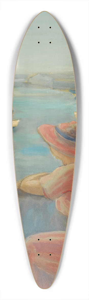 Henri Lebasque - Devant La Fentre, Ile Dyeu 39.3 inch art pintail longboard deck