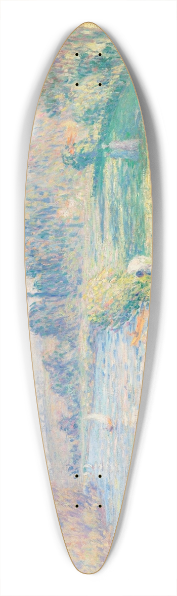 Henri Lebasque - Sur les bords de la Marne 39.3 inch art pintail longboard deck