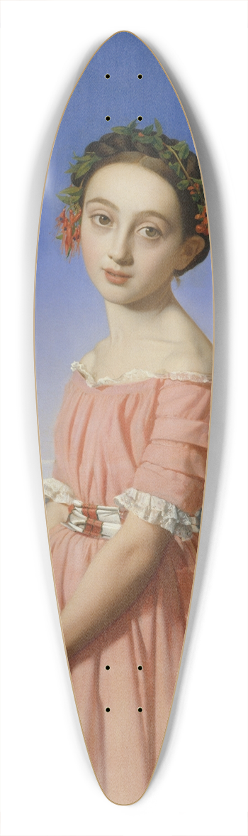 Henri Lehmann - Faustine Lo (18321865) 39.3 inch art pintail longboard deck