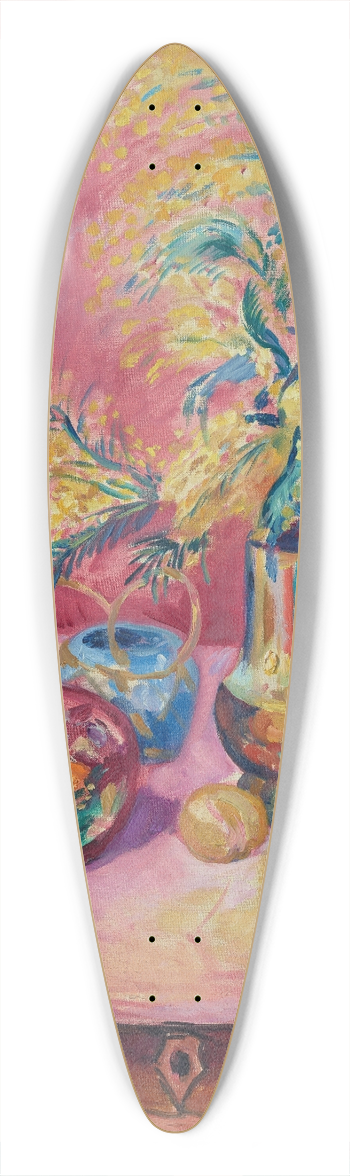 Henri Manguin - Mimosas dans la chocolatire 39.3 inch art pintail longboard deck