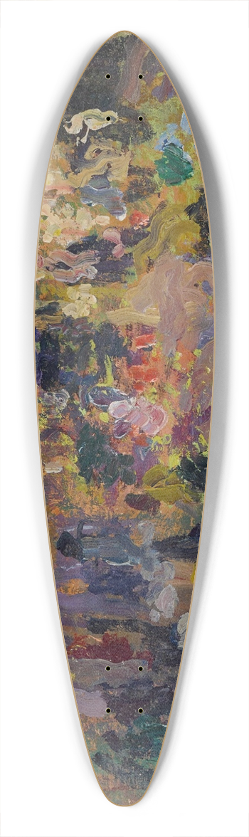 Henri Martin - Scne de rue 39.3 inch art pintail longboard deck