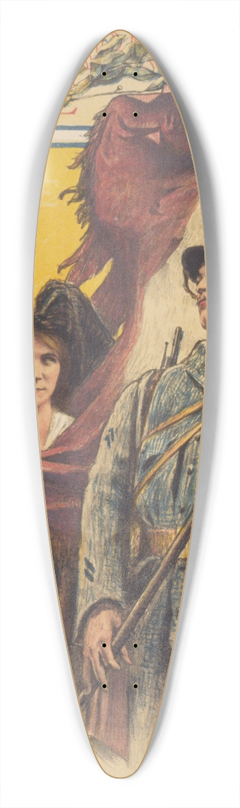 Henri Paul Royer - Souscrivez  lEmprunt de la Libration 39.3 inch art pintail longboard deck