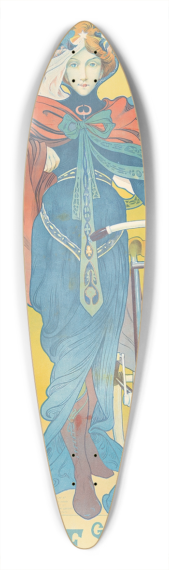 Henri Thiriet - Omega 39.3 inch art pintail longboard deck