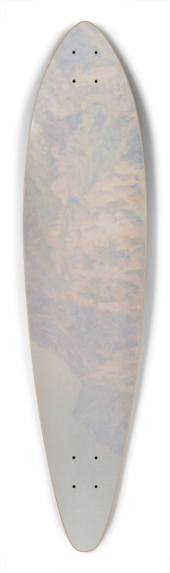 HenryBrokman - Monte dOro, lac de Garde 39.3 inch art pintail longboard deck