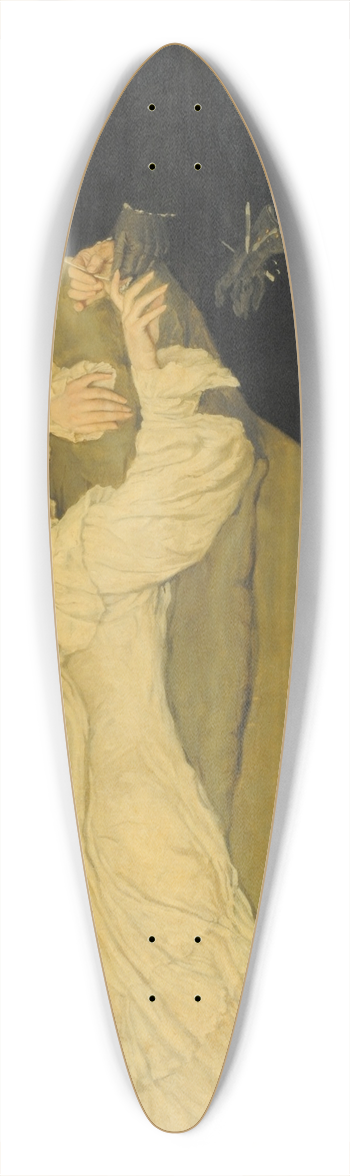 Henry Caro-Delvaille - The manicure 39.3 inch art pintail longboard deck