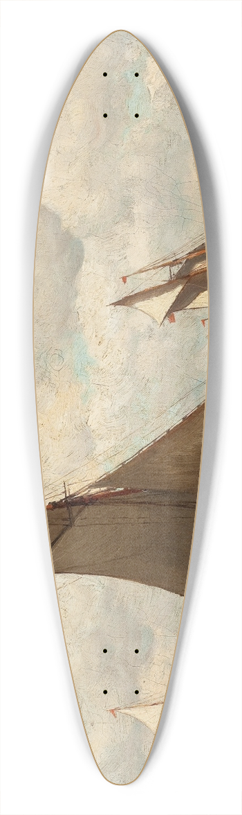 Henry Chase - Yachting 39.3 inch art pintail longboard deck