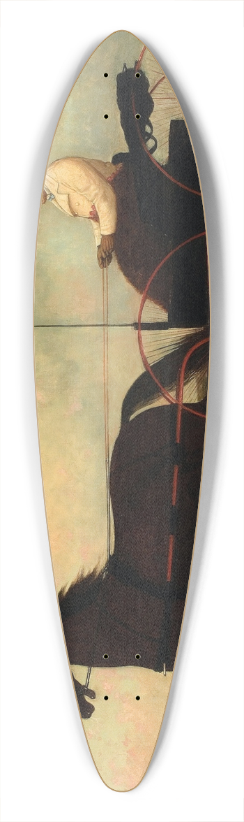 Henry Collins Bispham - Chariot 39.3 inch art pintail longboard deck