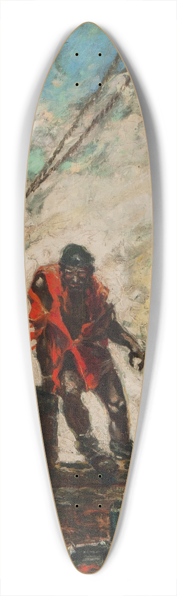 Henry Cruse Murphy - On Deck 39.3 inch art pintail longboard deck