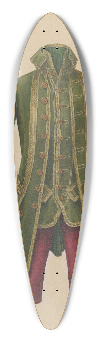 Henry De Wolfe - Boys Suit 39.3 inch art pintail longboard deck