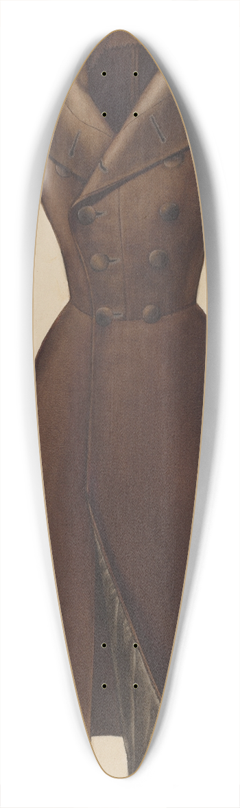 Henry De Wolfe - Mans Topcoat 39.3 inch art pintail longboard deck