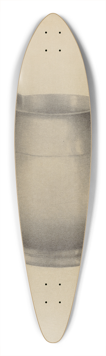 Henry Granet - Pewter Pitcher 39.3 inch art pintail longboard deck