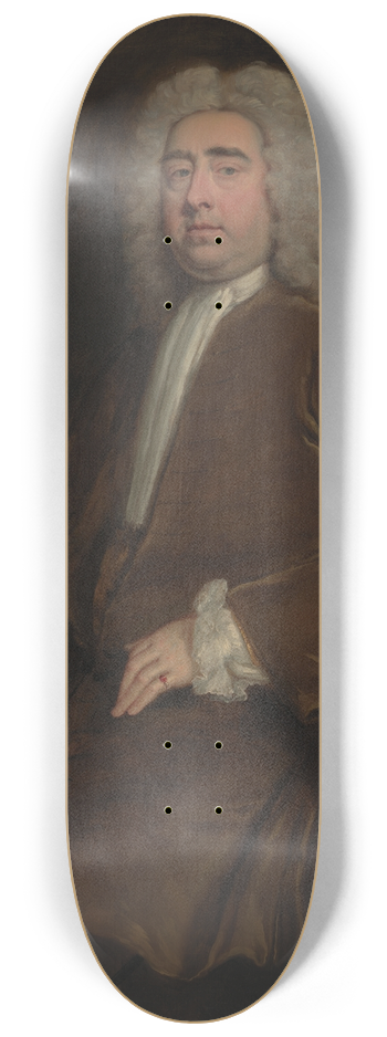 Jonathan Richardson the Elder - Francis, second Earl of Godolphin 8.25 inch art skate deck
