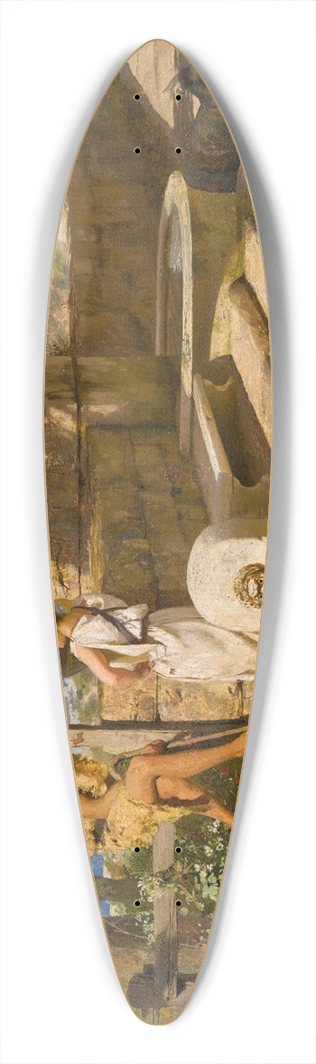 Henryk Siemiradzki - CONVERSATION BY THE SPRING 39.3 inch art pintail longboard deck