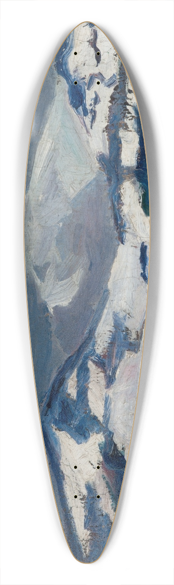 Henryk Szczygliski - Babia Gra 39.3 inch art pintail longboard deck