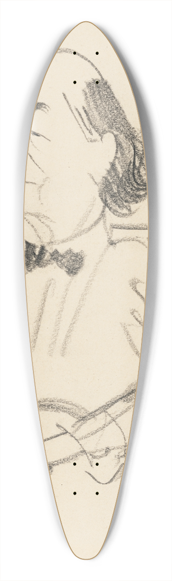 Henry Major - William Jennings Bryan 39.3 inch art pintail longboard deck