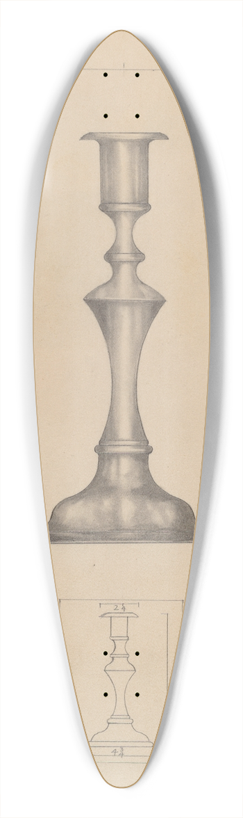 Henry Meyers - Candlestick 39.3 inch art pintail longboard deck