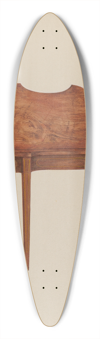 Henry Meyers - Card Table 39.3 inch art pintail longboard deck