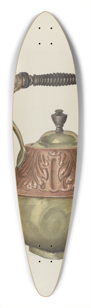 Henry Meyers - Teapot 39.3 inch art pintail longboard deck