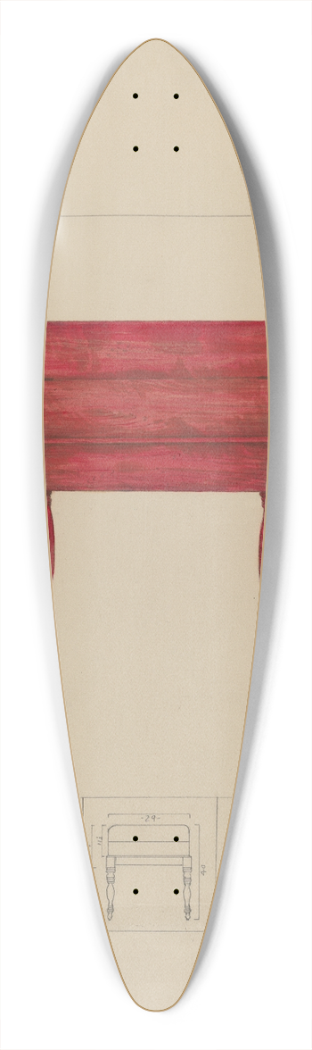 Henry Meyers - Writing Table and Desk 39.3 inch art pintail longboard deck
