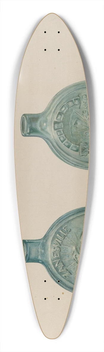 Henry Moran - Flask 39.3 inch art pintail longboard deck