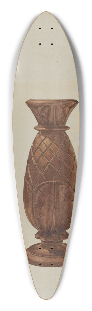 Henry Murphy - Bed Post Top 39.3 inch art pintail longboard deck
