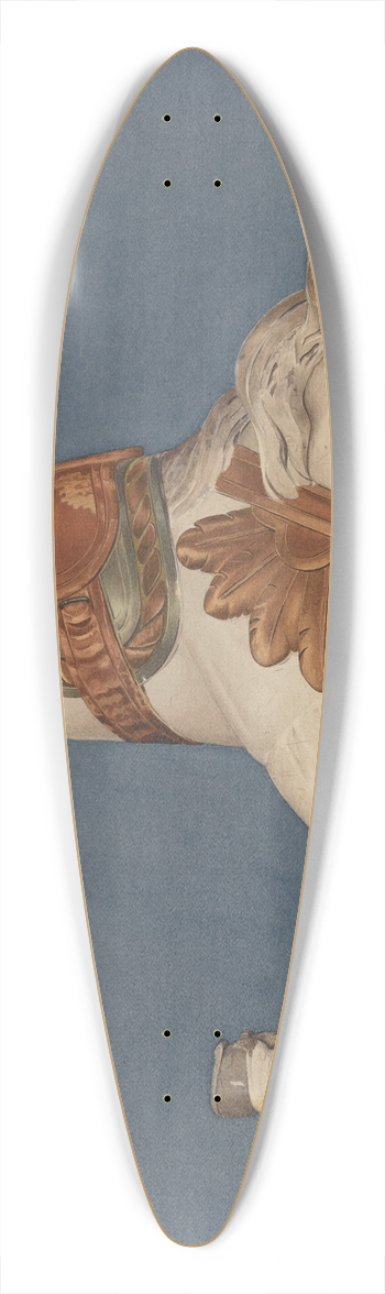 Henry Murphy - Carousel Horse 39.3 inch art pintail longboard deck