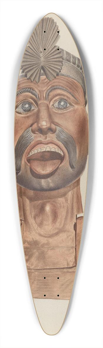 Henry Murphy - Figurehead  Turks Head 39.3 inch art pintail longboard deck